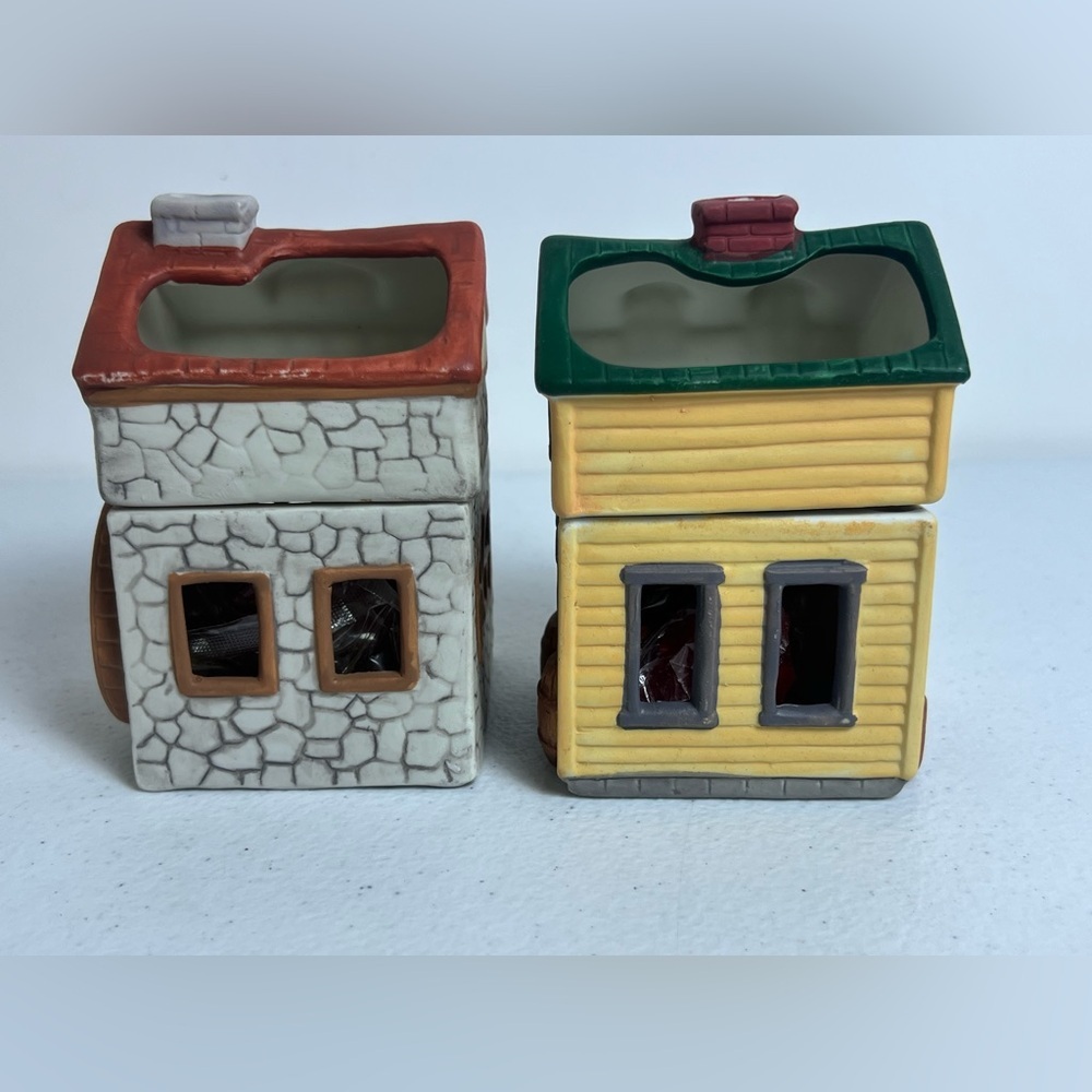 Colonial Simmer Scenter Porcelain Bisque Collectible Lot of 2 Store & Mill VTG - Picture 7 of 12